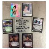 6 2000 DragonBall Z trading cards