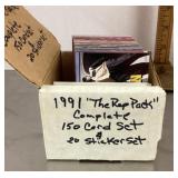 1991 The Rap Pack Trading Card Set plus stickers