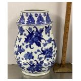 Blue and white vase