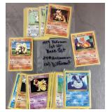 24 1999 Pokï¿½mon trading cards