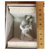 Lladro porcelain mother and daughter figure