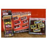 3 packages of diecast toy cars