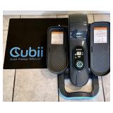 Cubii Go seated elliptical trainer with floor mat