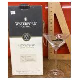 Waterford crystal Connoisseur martini glass