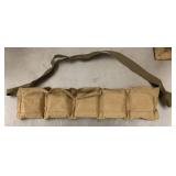 Ammo belt with British .303 Lee Enfield blanks