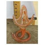 Murano style blown glass vase