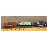 3 Argo tin litho toy sedans