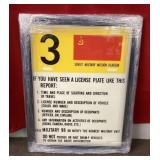 Soviet Miltary Liaison Mission license plate