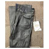 NEW leather pants Size 30