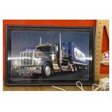 Big Rig LED lighted framed picture