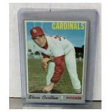 Steve Carlton 1970 Topps baseball card