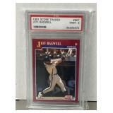 Jeff Bagwell Graded 1991 Score Traded baseball