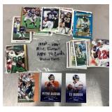 Assorted football cards lot