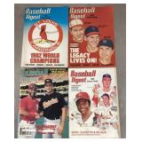 4 Baseball Digest magazines