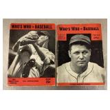 2 vintage Whoï¿½s Who in Baseball magazines