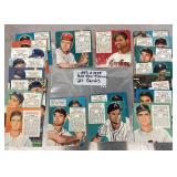 21 Red Man Tobacco baseball cards