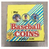 1989 Topps Baseball Coins box