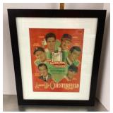 1948 Chesterfield Cigarettes baseball ad