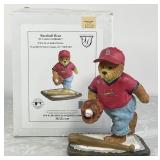 STL Cardinals Baseball Bear figure with box