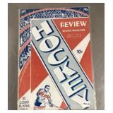 1940-41 Hockey Review magazine -- St Louis Flyers
