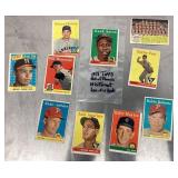 10 1958 Topps baseball cards
