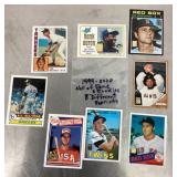 8 reprint baseball cards