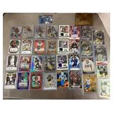 Group of football cards
