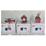 3 STL Cardinals Danbury Mint ornaments