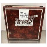 Binder of 1999 Upper Deck Choice baseball cards