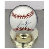Autographed baseball