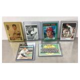 6 Vintage baseball cards