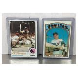 2 Harmon Killebrew baseball cards