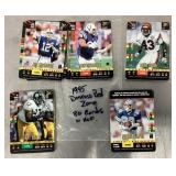 80 1995 Donruss Red Zone football cards