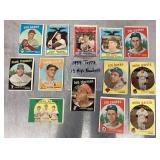 13 1959 Topps baseball cards