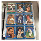 1991 Donruss Baseball Card Set in binder