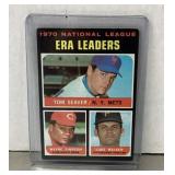 1971 Topps N.L. E.R.A. Leaders baseball card