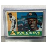 Bob Gibson 1960 Topps baseball card