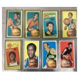 8 vintage basketball cards