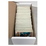 Box of 1977 Topps football cards
