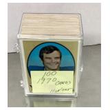 100 1970 football cards
