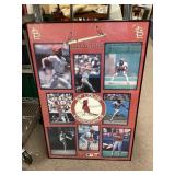 Framed St Louis Cardinals poster