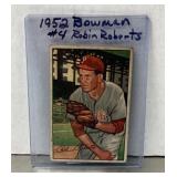 Robin Roberts 1952 Bowman baseball card