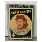 George Anderson 1959 Topps baseball card