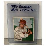 Dick Sisler 1950 Bowman baseball card
