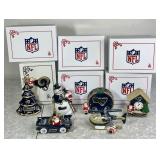 6 STL Rams Danbury Mint ornaments 20010-2015
