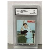 Graded Brooks Robinson 1970 Topps baseball card