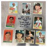 9 St Louis Cardinals vintage baseball cards