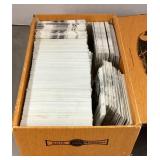 Box of assorted football cards