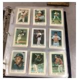 Binder of assorted baseball cards