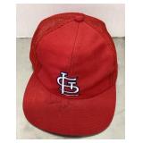 Jack Buck Autographed St Louis Cardinals hat